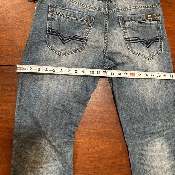 Men's Skyler Buffalo Blu Slim Straight Authentic Denim 32x32 - Picture 10 of 12